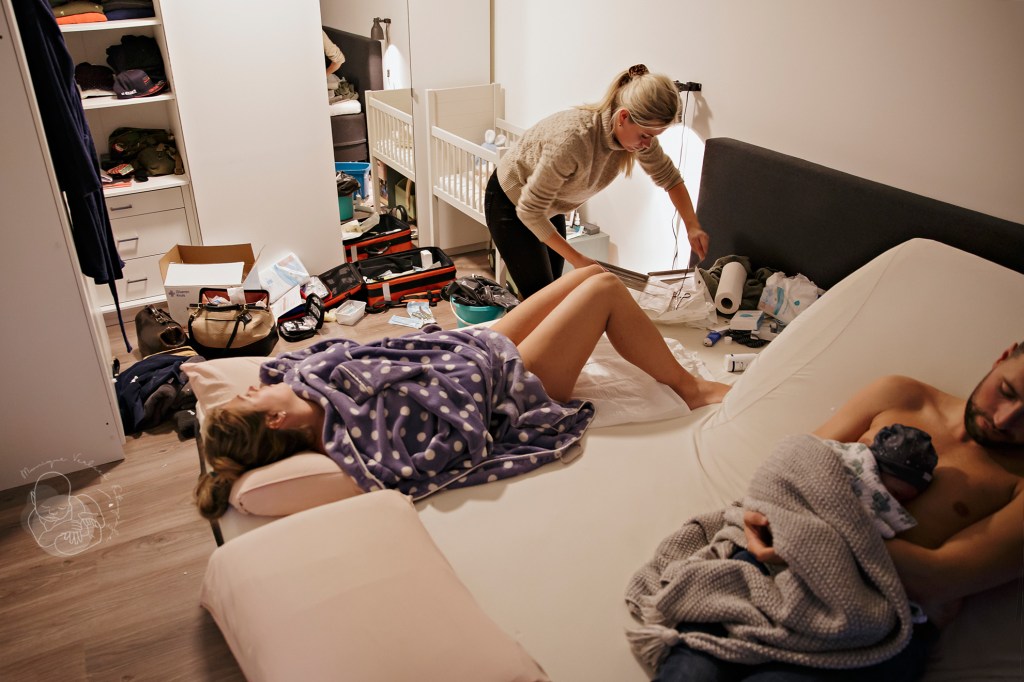 Thuisbevalling van Luc